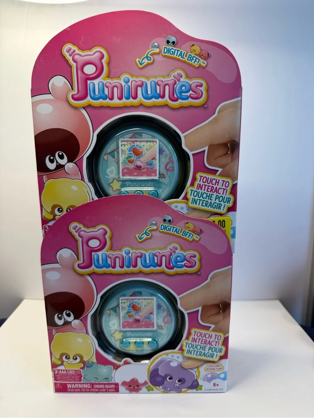 Punirunes Digital BFF Interactive Virtual Pet Toy Blue Lot of 2 NEW Sealed